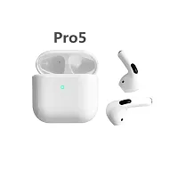 Air Pods Pro 5 Bluetooth V5.1 Headset Earbuds Airpods Neckband Compatible with Xiaomi, Lenovo, Apple, Oneplus, Redmi, Mi, Mivi, Dizo, Samsung, Sony, Gionee, Oppo, Boult, Vivo, Boat, Realme, Jbl, Noise-thumb3