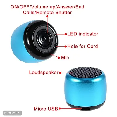 JBL High Quality Small body Big sound smart Mini Boost Bluetooth Speaker 5.0 Bluetooth -Speaker(Navy Blue.)-thumb3