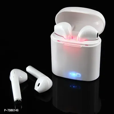 i12 TWINS EARBUDS true wireless Bluetooth Headset High Bass Level Supporting All Smart Phone  Device Enjoy seamless connectivity Bluetooth Airpods-thumb0