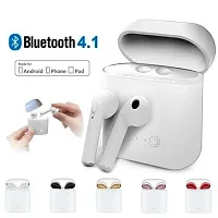 i12 TWINS EARBUDS true wireless Bluetooth Headset High Bass Level Supporting All Smart Phone  Device Enjoy seamless connectivity Bluetooth Airpods-thumb1