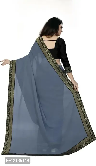 Beautiful Art Silk Saree with Blouse piece-thumb5