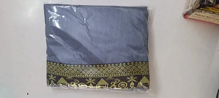 Beautiful Art Silk Saree with Blouse piece-thumb2