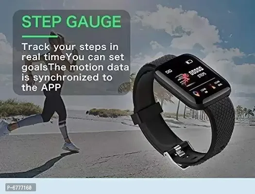 Best Price For Just Connect ID-116 Smart Bluetooth Fitness Watch - Bracelet  with Active Heart Rate Activity Smartwatch- Black Strap, Free Size price in  India, Best Reviews & Features | Gadgetsbuffer.com