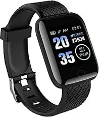Smart Watch ID116 /T500 /I7 PROMAX /I8 PROMAX/T55 Plus Touchscreen Smart Watch, Screen, Pedometer, Sedentary Reminder, Sleep Monitor, Instant Notification, Anti-lost, for Android  iOS - Black-thumb1