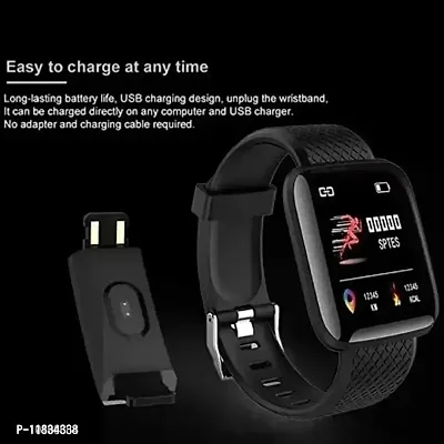 ID116 Phone Watch Wrist Activity Tracker Multip Functional Smart Watch Compatible with All Android and iOS Devices.-thumb4