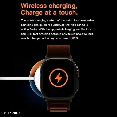 S8 Ultra Smartwatch with 2.05 HD Display, Bluetooth Calling Multiple Sports Modes, Multiple Watch Faces, Spo2 Monitoring  Heart rate monitoring, Call Notification, Bluetooth Camera-thumb3