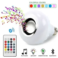 Intelligent Seven-Color Bluetooth Wireless With Remote Control Audio Bulb Bubble Lamp-thumb2