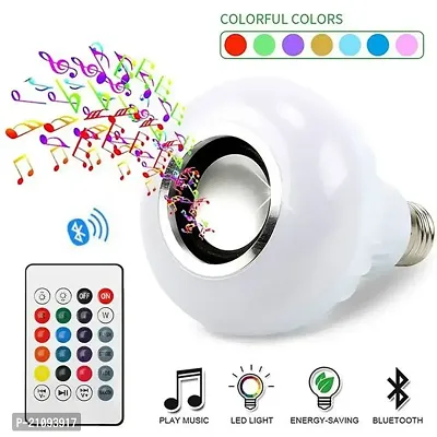 Intelligent Seven-Color Bluetooth Wireless With Remote Control Audio Bulb Bubble Lamp-thumb3