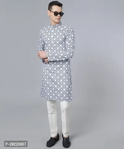 Fancy Cotton Kurtas For Men-thumb3