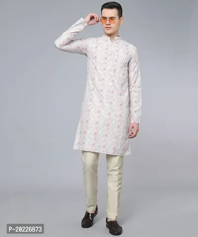 Fancy Cotton Kurtas For Men-thumb2