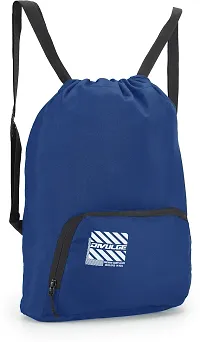 Beautiful Blue Cannon Backpack Drawstring Bags Suitable For Gym Sports Yoga With 19 L Storage Capacity-thumb2