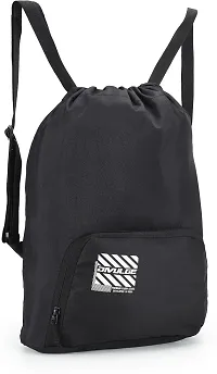 Beautiful Grey Cannon Backpack Drawstring Bags Suitable For Gym Sports Yoga With 18 L Storage Capacity-thumb1