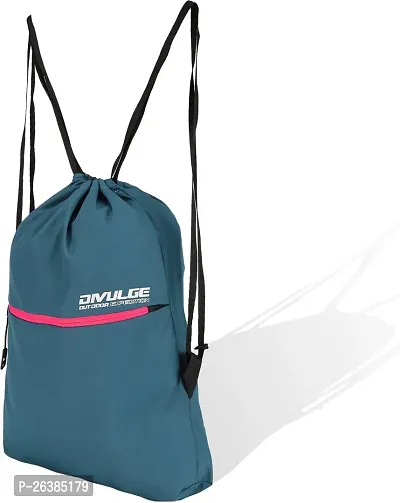 Beautiful Grey Cannon Backpack Drawstring Bags Suitable For Gym Sports Yoga With 19 L Storage Capacity