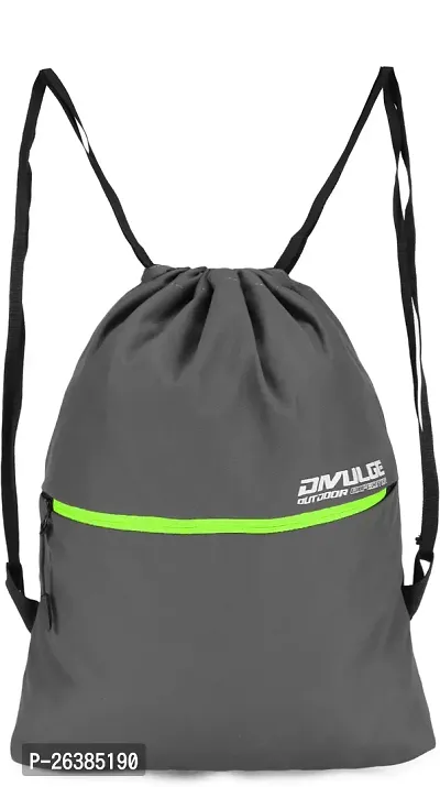 Beautiful Grey Cannon Backpack Drawstring Bags Suitable For Gym Sports Yoga With 19 L Storage Capacity