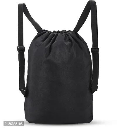 Beautiful Grey Cannon Backpack Drawstring Bags Suitable For Gym Sports Yoga With 18 L Storage Capacity-thumb4