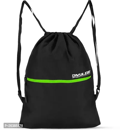Beautiful Khaki Cannon Backpack Drawstring Bags Suitable For Gym Sports Yoga With 19 L Storage Capacity