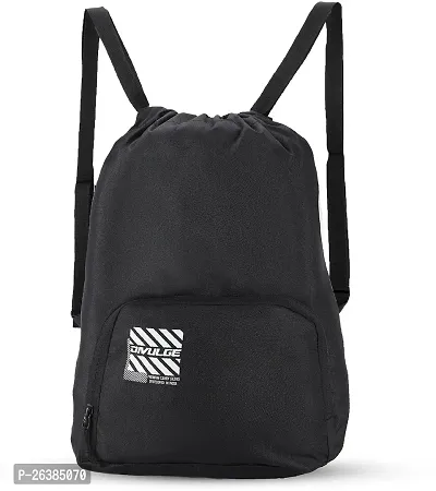 Beautiful Green Cannon Backpack Drawstring Bags Suitable For Gym Sports Yoga With 19 L Storage Capacity