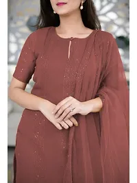 Fancy Cotton Kurta Set For Women-thumb1