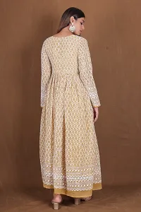 Stylish Embroidered Georgette Gown-thumb3