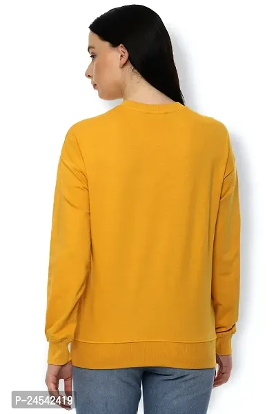 Calm Down Round Neck Full Sleeve Printed Sweatshirt for Women-thumb2
