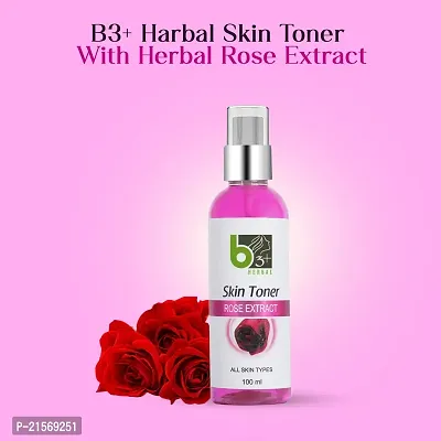 B3+ HERBAL_ ROSE SKIN TONER ROSE EXTRACT 100ML ALL SKIN TYPE-thumb4