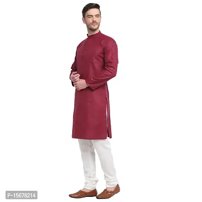 Banity Bey Cotton Blend Ethnic Straight Kurta for Men-thumb3