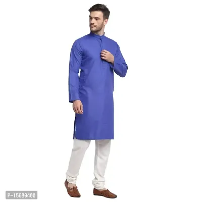 Banity Bey Cotton Blend Ethnic Straight Kurta for Men-thumb3