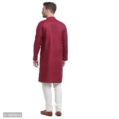 Banity Bey Cotton Blend Ethnic Straight Kurta for Men-thumb2