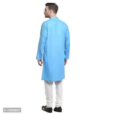 Banity Bey Cotton Blend Ethnic Straight Kurta for Men-thumb2