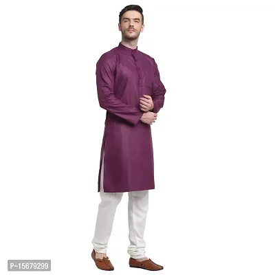 Banity Bey Cotton Blend Ethnic Straight Kurta for Men-thumb3