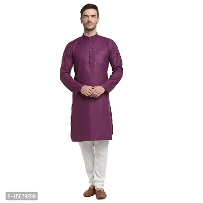 Banity Bey Cotton Blend Ethnic Straight Kurta for Men