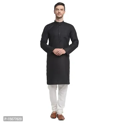 Banity Bey Cotton Blend Ethnic Straight Kurta for Men