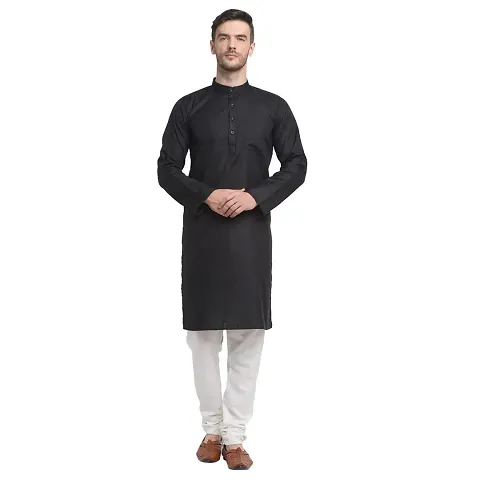 Banity Bey Cotton Blend Ethnic Straight Kurta for Men