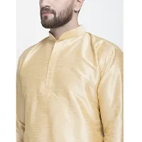 Classic Silk Blend Solid Kurtas for Men-thumb1