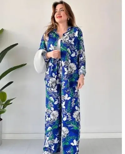 Contemporary Rayon Printed Co-Ords Sets For Women