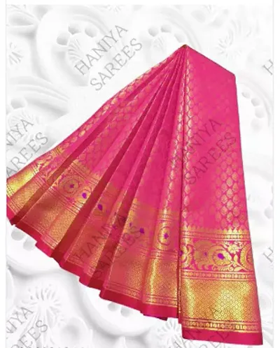 New In Art Silk Saree without Blouse piece 