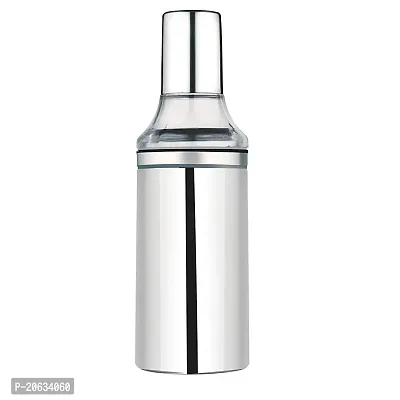 VIRTUE HOMEWARE Stainless Steel Kitchen Oil Dispenser| BPA free Oil Can| Bottler with Air Tight Cap|Dropper Pourer with pouring spout|Cooking Olive Oil Vinegar Storage for Home Office Canteen Pantry