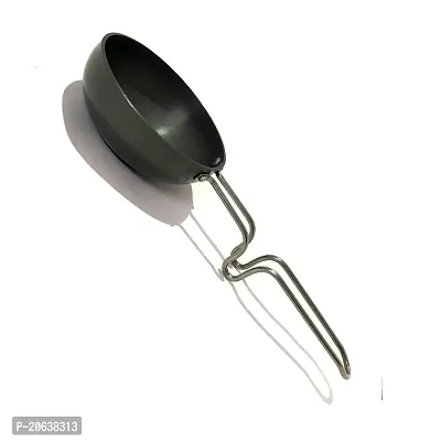 Aluminium Tadka Pan Mini Fry Pan Tadka Pan Dal Tadka Pan Chicken French Fries Spice Heating Pan Chowka Pan Kadai Vagariya for Cooking Purpose Hotel Home Restaurant-thumb0