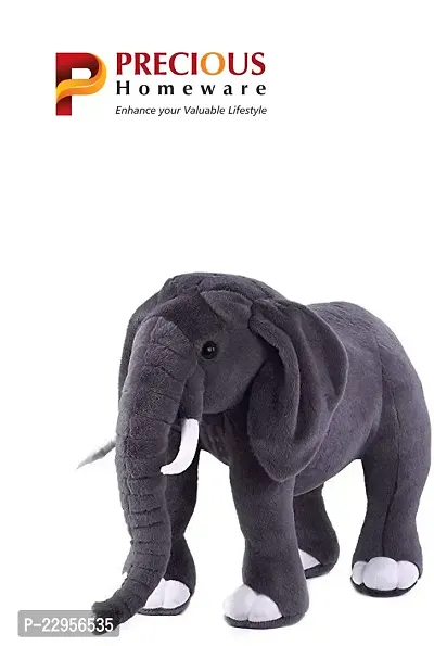 Precious Homeware Elephant Small Soft Toy Grey-thumb0