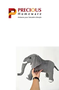 Precious Homeware Elephant Small Soft Toy Grey-thumb2