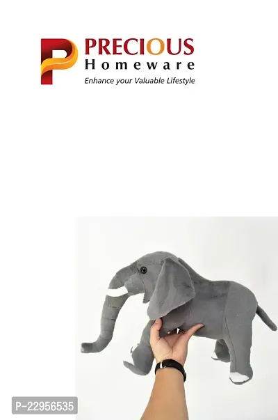 Precious Homeware Elephant Small Soft Toy Grey-thumb3