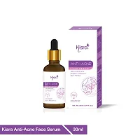 Kisra Anti-Acne Face Serum for Acne, Acne Marks, Blemishes  Oil Balancing with Neem Extract  2% Salicylic Acid | For both Men  Women | 30ml [Pack of 2]-thumb1