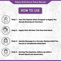 Kisra Anti-Acne Face Serum for Acne, Acne Marks, Blemishes  Oil Balancing with Neem Extract  2% Salicylic Acid | For both Men  Women | 30ml [Pack of 2]-thumb3