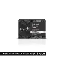 Kisra Activated Charcoal Anti Pollution Cooling Freshness Soap  (Pack of 3)-thumb3