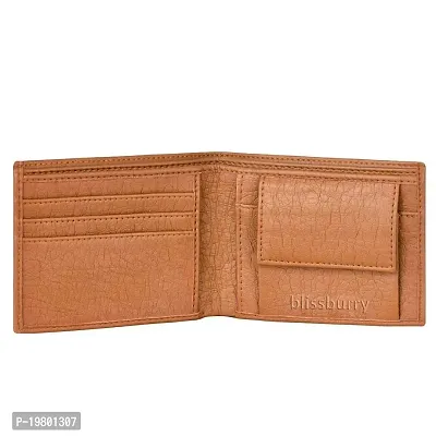 Blissburry Leather Wallet for Men| Bi-Fold Flip Slim Purse for Men's-thumb2