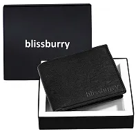 Blissburry Black Leather Men's RFID Blocking Wallet (ABW_01_Black)-thumb2
