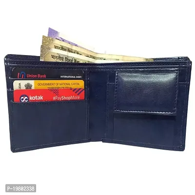 Blissburry? Banker's Men's Wallet | Purse for Men (Blue)-thumb4