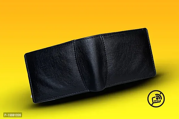 Blissburry Black Leather Men's Leather Wallet-thumb5