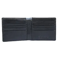 Blissburry Touch Men's Leather Wallet Men's Wallet (Blue)-thumb4