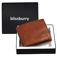 Blissburry Light Weight Leather Wallet for Men| Bi-Fold Flip Slim Purse for Men's (Dark Brown)-thumb3